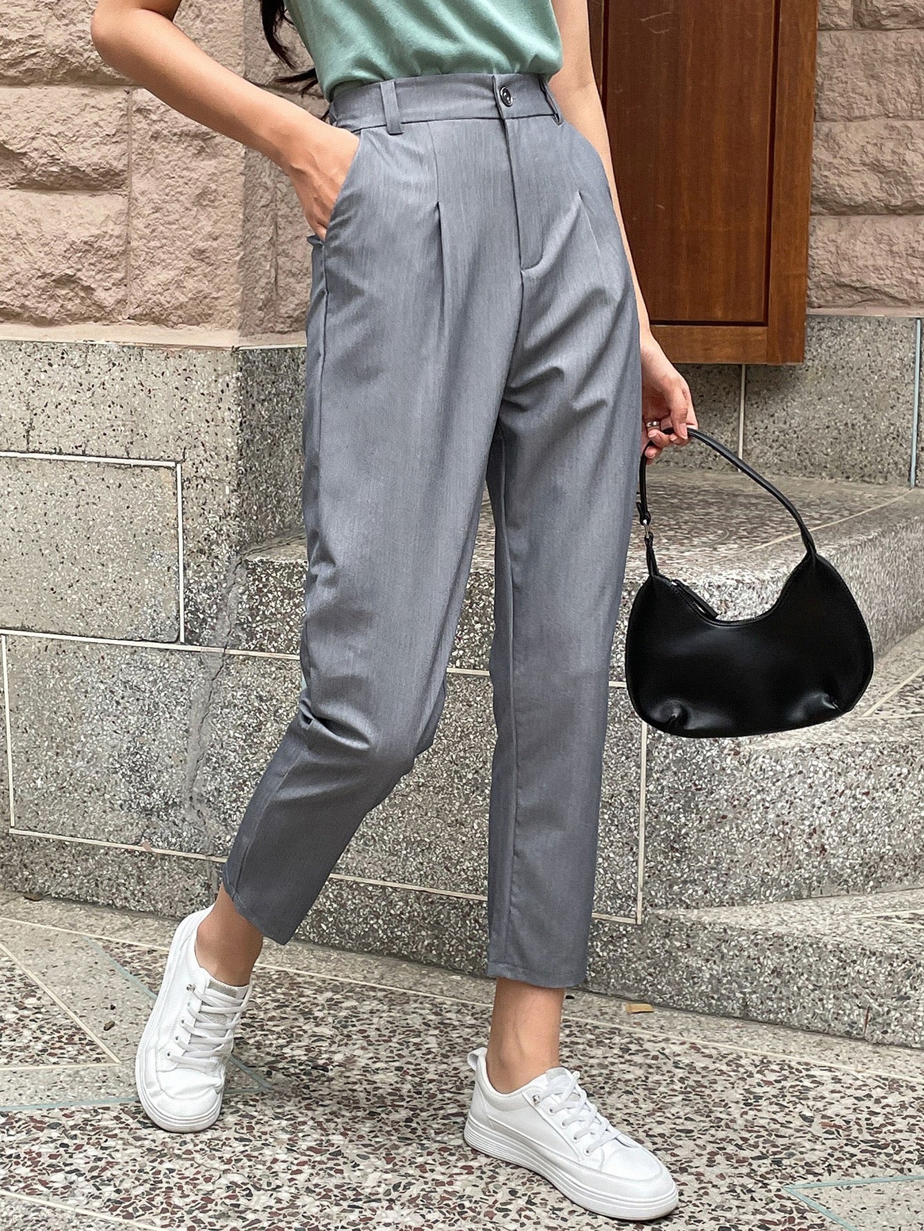 Shein Office Leg Pants