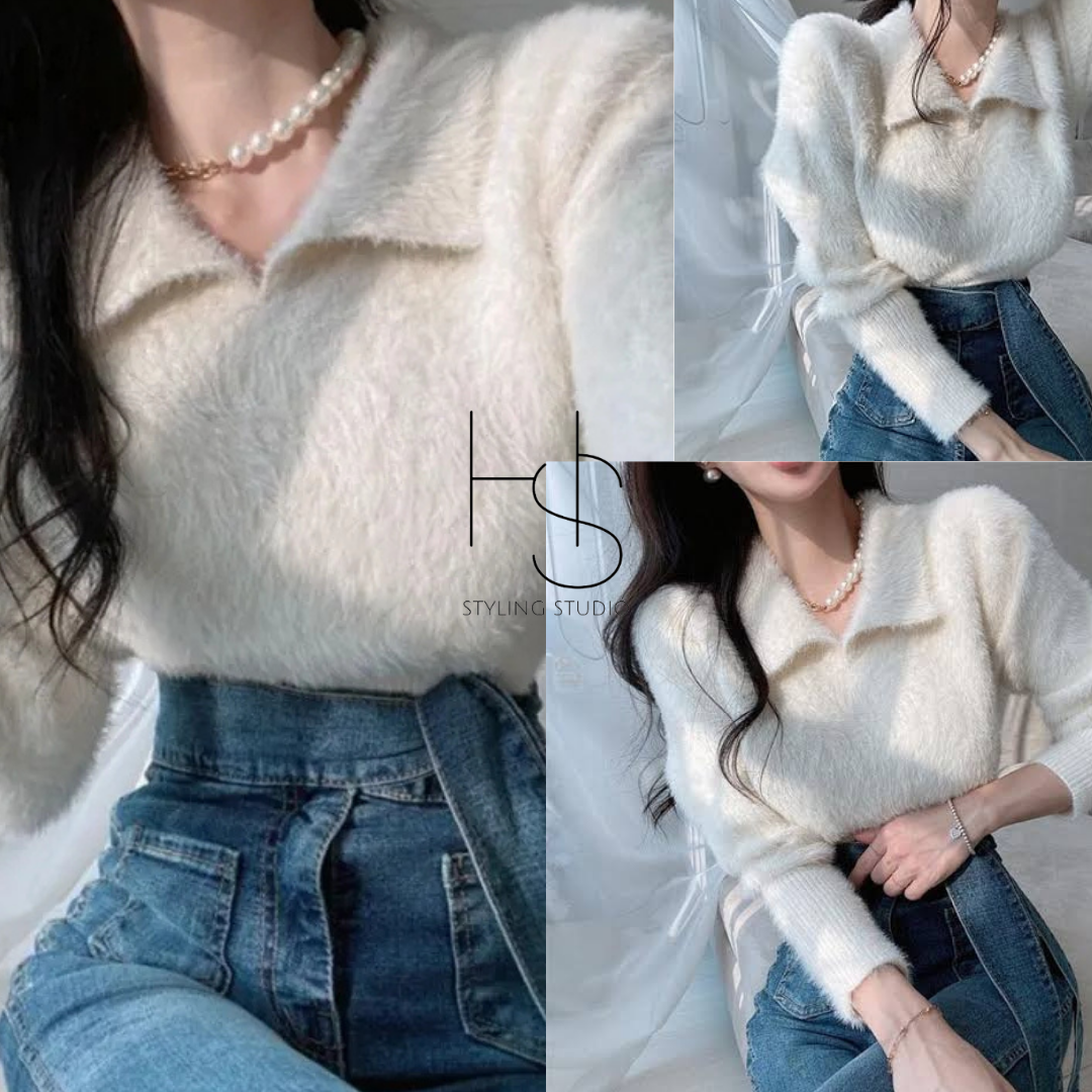 Shein Fluffy Warm Pullover Sweater