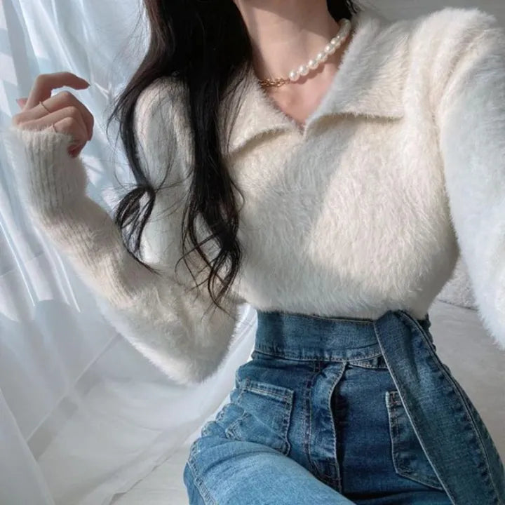 Shein Fluffy Warm Pullover Sweater